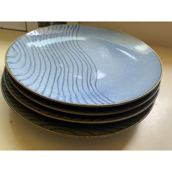 Joseph Abboud Stoneware MEDITERRANEAN WAVES Dinner Plates 1032 2006 - Picture 2 of 6